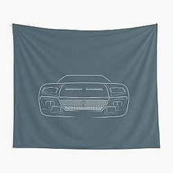 DeTomaso Pantera white Tapestry