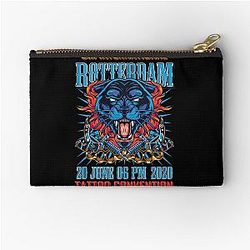 Tattoo Rotterdam Pantera Black Pouch with Zipper