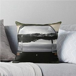 Black Pantera Throw Pillow
