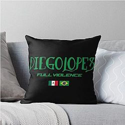 Diego Lopes El Pantera Throw Pillow