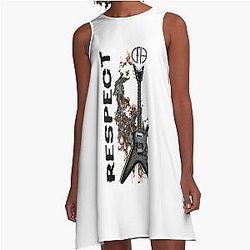 Pantera respect guitar A-Line Dress