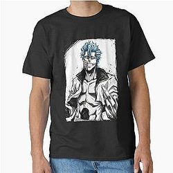 Grimmjow Pantera Style Arrancar Inspired Blue Hair Battle Art Classic T-Shirt