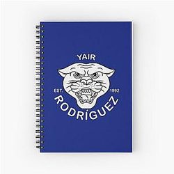 Yair Rodríguez El Pantera Spiral Notebook