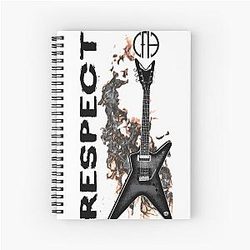 Pantera Respect Guitar Spiral Notebook