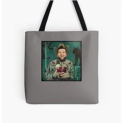 Pantera and The Double Hearts All Over Print Tote Bag