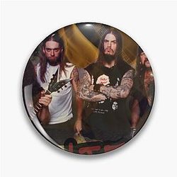 Badass Pantera Snake Fire Design Pin