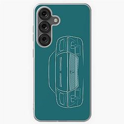 DeTomaso Pantera front white Samsung Galaxy Soft Case