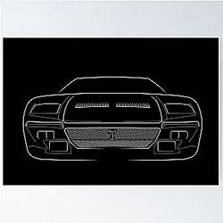 DeTomaso Pantera Poster