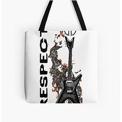 Pantera Respect Guitar All Over Print Tote Bag