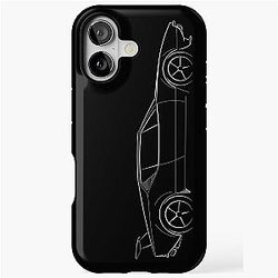 DeTomaso Pantera White iPhone Tough Case