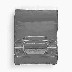 DeTomaso Pantera Front Stencil Duvet Cover