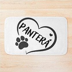 Pantera Heart Paw Bath Mat