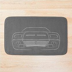 DeTomaso Pantera front white Bath Mat