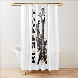 Pantera respect guitar Shower Curtain