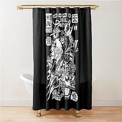 Pantera de Acero Shower Curtain