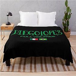 Diego Lopes Pantera Throw Blanket
