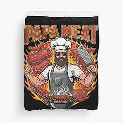 Papa Meat BBQ Dad – Funny Grill Master Gift for Men Cover