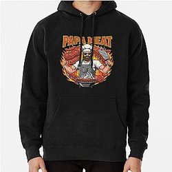 Papa Meat BBQ Dad Gift for Men Hoodie