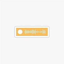 All I Wanted Paramore Spotify Code Sticker