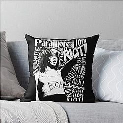 Riot Paramore Alternative Print Throw Pillow