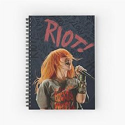Paramore Riot Spiral Notebook