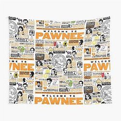 Welcome To Pawnee Parks and Recreation Quotes Tapestry