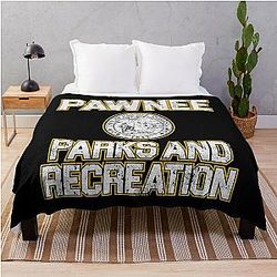 Pawnee Parks Recreation Throw Blanket