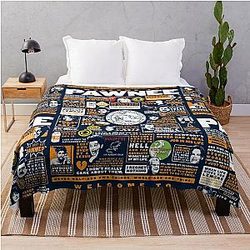 Welcome to Pawnee - Parks and Recreation Quote Throw Blanket
