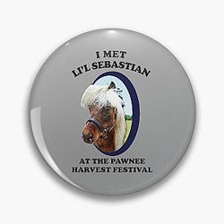 Lil Sebastian Parks and Recreation Pin