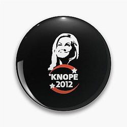 Retro Vintage Parks Recreation Leslie Knope For City Council Pin