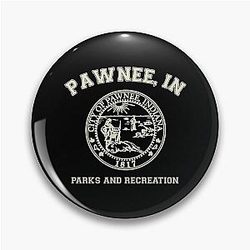 Parks and Recreation T-Shirt Pawnee Indiana Pin