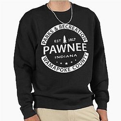 Pawnee Retro Parks and Recreation Wamapoke County Awesome for Movie Fan Sweatshirt
