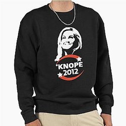 Retro Vintage Parks Recreation Leslie Knope City Council Pullover Sweatshirt