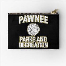 Vintage Parks Recreation Zipper Pouch for Movie Fans