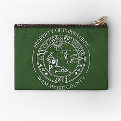 Parks Recreation Pawnee Zipper Pouch