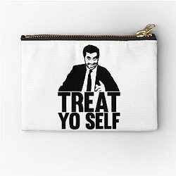 Treat Yourself Parks Recreation Zipper Pouch