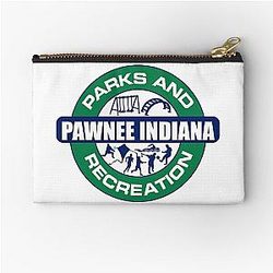 Parks and Recreation in Indiana Zipper Pouch