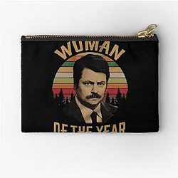 Woman of the Year Vintage Zipper Pouch