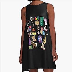Birthday Gifts for Parks Recreation A Line Dress