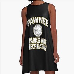 Vintage Parks Recreation Most Important Awesome For Movie Fans A-Line Dress