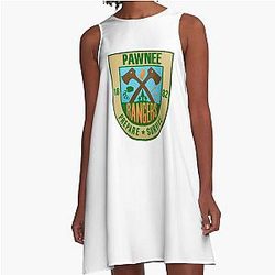 Pawnee Rangers - Parks and Rec A-Line Dress