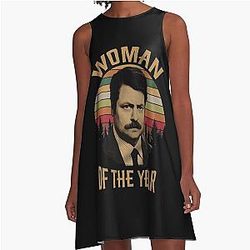 Woman of the year vintage A-line dress