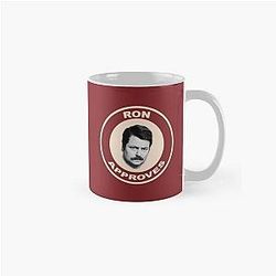 Ron Approves Parks and Recreation Classic Mug