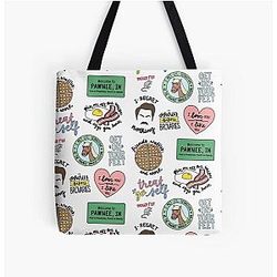 Parks and Recreation TV Show Art Tote Bag