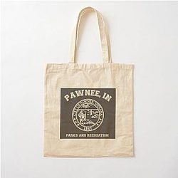 Pawnee Indiana Parks Recreation Cotton Tote Bag