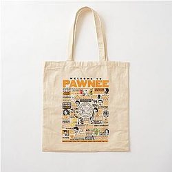 Welcome to Pawnee - Parks and Recreation Quotes Cotton Tote Bag