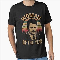 Woman of the Year Vintage Parks and Recreation Essential T-Shirt