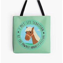 Parks Recreation All Over Print Tote Bag