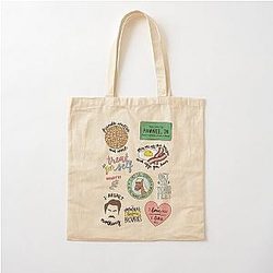 Parks and Recreation TV Show Art Cotton Tote