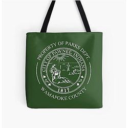 Parks and Recreation Pawnee Seal Tote Bag